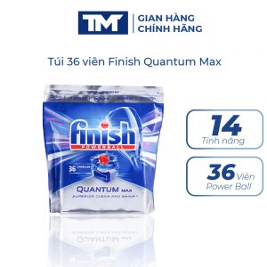 Viên rửa chén bát Finish Cao cấp Quantum Max 36 viên Finish EU