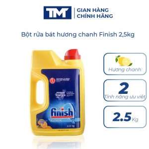 Bột rửa chén bát Finish Deep Clean hương chanh 2,5 kg Finish EU